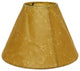 8" Brown Slanted Empire Crinkle Oil Paper Lampshade