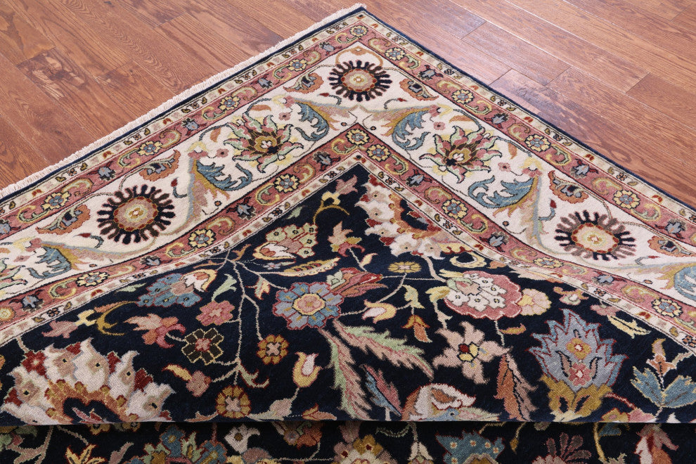 Persian Fine Serapi Hand-Knotted Wool Rug 8' 11" X 12' 1" - Q16030