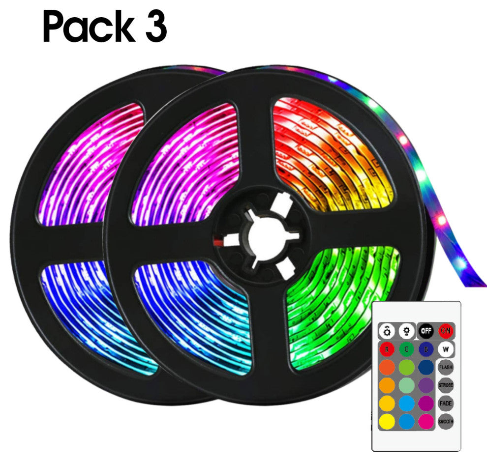 WBM Smart Remote Control Led Strip Light With 24 Key, RGB Led Strip Light 16 ft.
