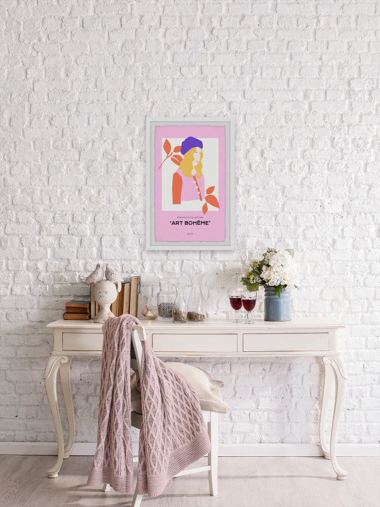 "Bohemian Lifestyle" Framed Painting Print, 8x12