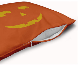 Halloween JackoLanternRight Accent Pillow with Removable Insert, Nutmeg, 20"x20"