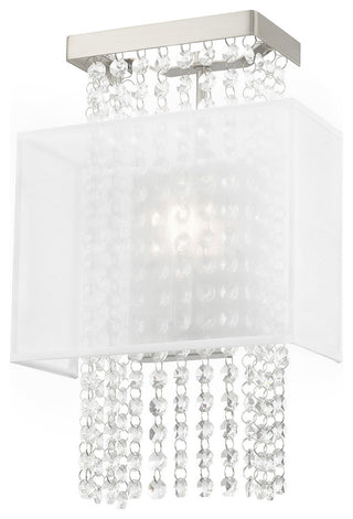 Contemporary Brushed Nickel ADA Wall Sconce