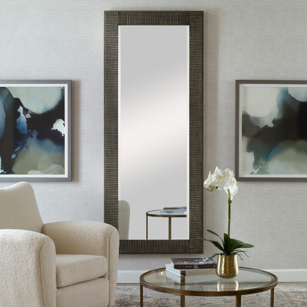 Uttermost UT-9851 Mirror from the Figaro collection, Rustic Wood