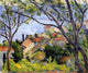 Paul Cezanne L-Estaque- View Through the Trees Wall Decal