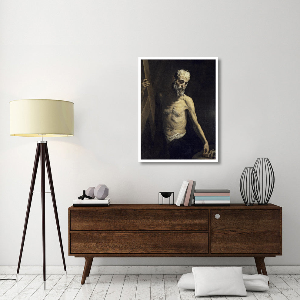 "Saint Andrew The Apostle" Digital Paper Print by Jusepe de Ribera, 32"x42"