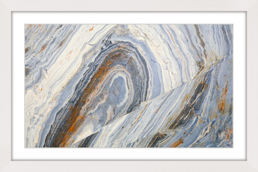"Lake Swirls" Framed Art Print