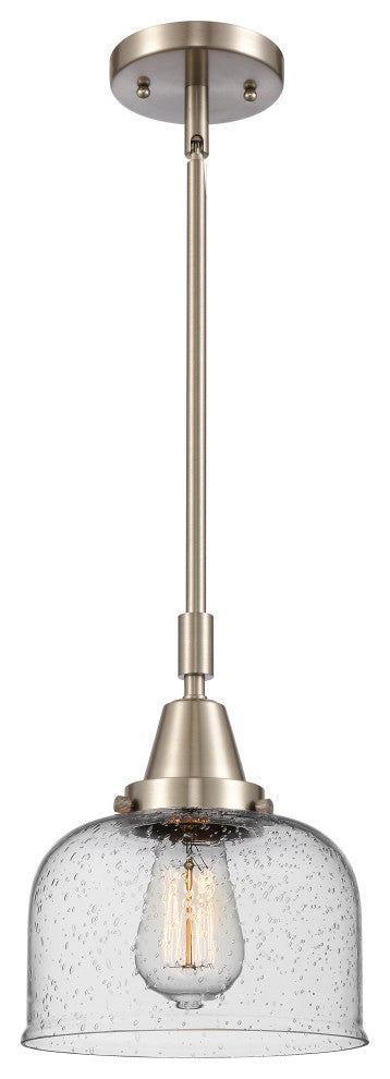 INNOVATIONS LIGHTING 447-1S-SN-G74-LED Large Bell Mini Pendant