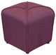 Sopri Upholstered Ottoman, Wine Red