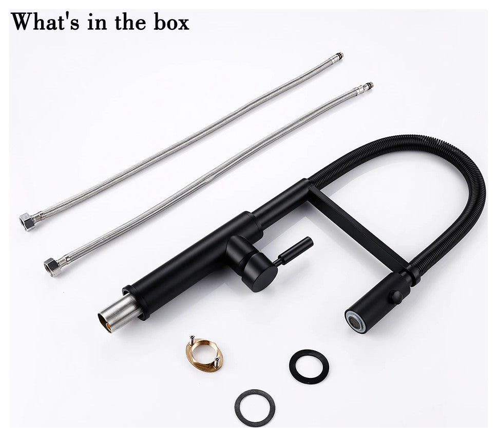 360 Degree Swivel Pull Down Kitchen Faucet