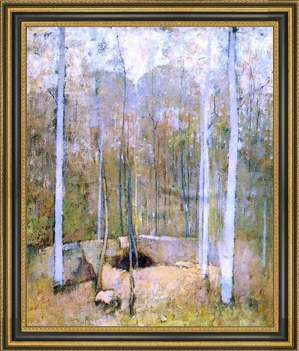 Emil Carlsen Autumn Forest Framed Premium Canvas Print, 20"x25"