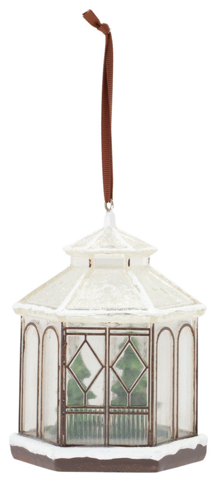 Winter Gazebo Ornament, Set of 4