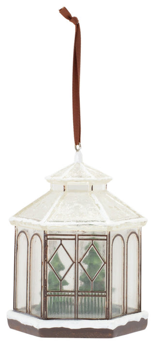 Winter Gazebo Ornament, Set of 4
