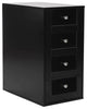 SlayStation 4 Drawer Vanity Storage Unit, Pro Black, Pair