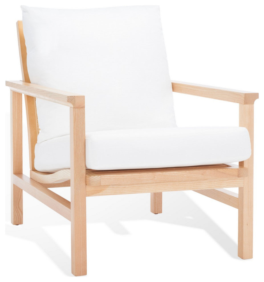 Safavieh Couture Maddison Cane Back Accent Chair, Natural