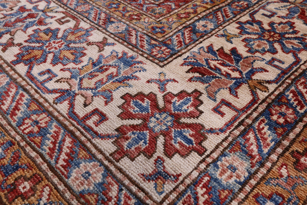 Super Kazak Hand Knotted Rug 8' 11" X 12' 2" Q5036