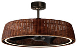Dark Bronze LED Fandelight from the Tulum Collection