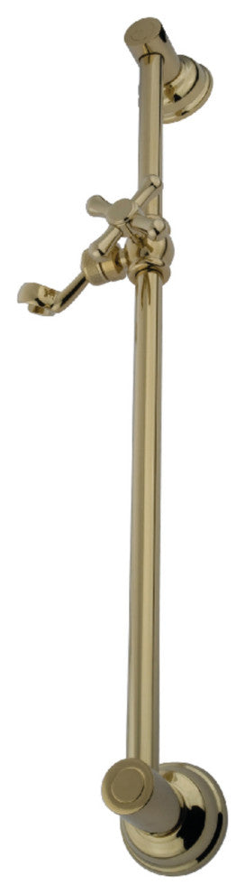 Showerscape Shower Slide Bar, Polished Brass