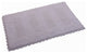 SPA Reversible Cotton Bath Rug, Crochet Lace Border, 34"l X 21"w