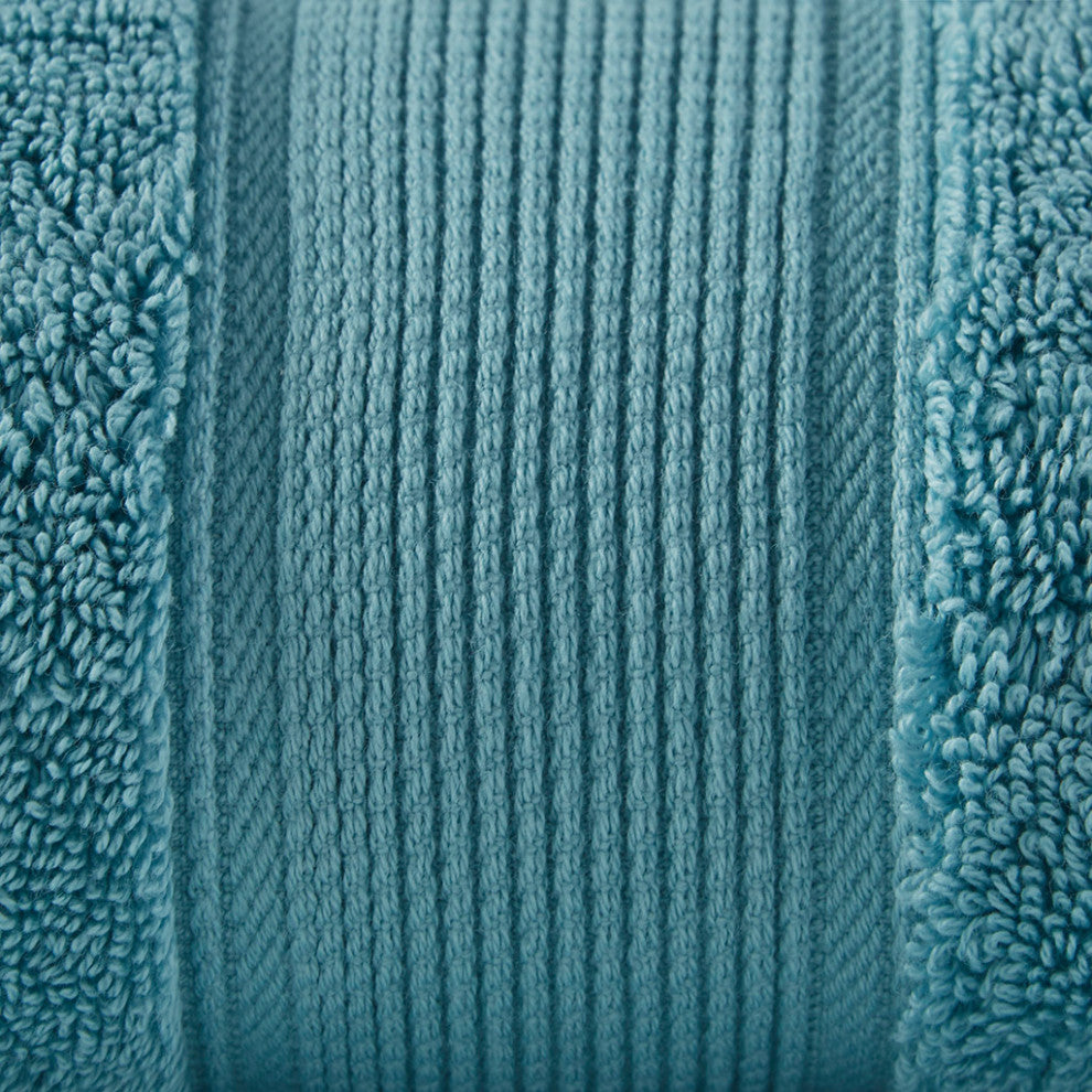 Madison Park Signature 800gsm 2-Piece Oversized Bath Sheet Towel Set, Aqua