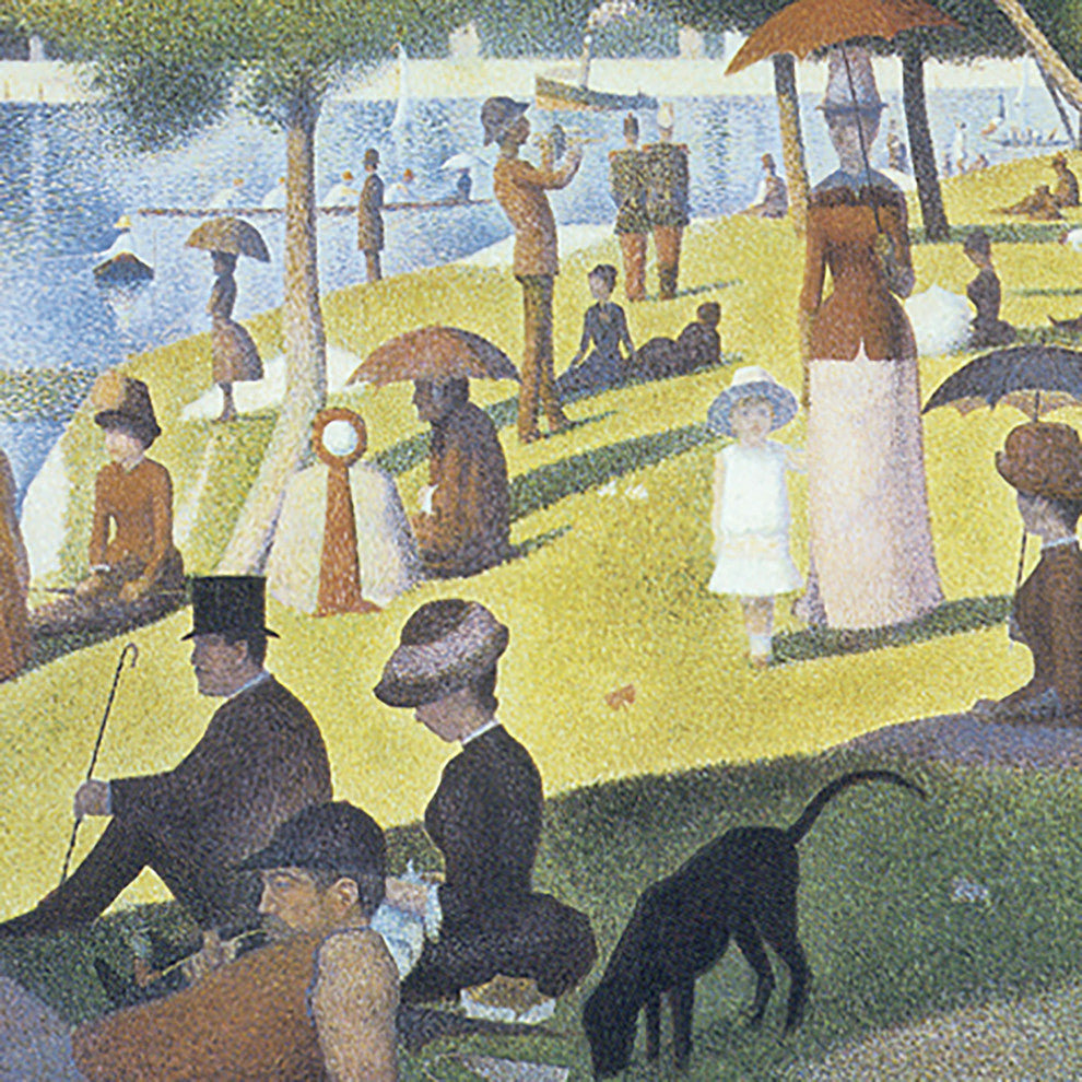 "Sunday Afternoon 1886" Stretched Canvas Replica, 37.5"x28"