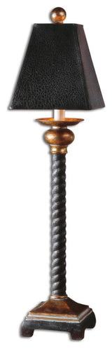 Uttermost Bellcord Black Buffet Lamp
