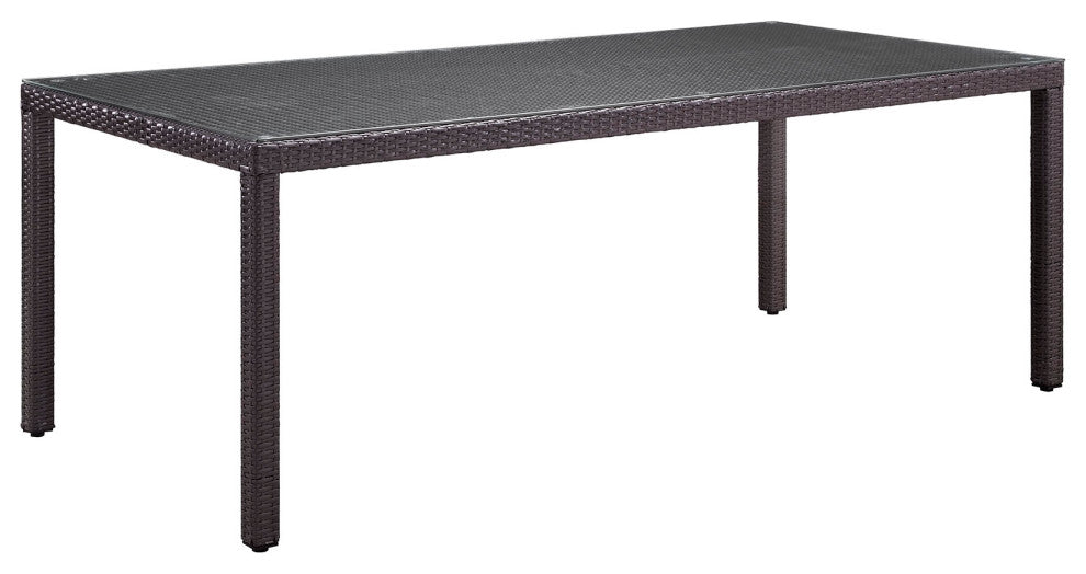 Espresso Mocha Convene 9-Piece Outdoor Patio Dining Set