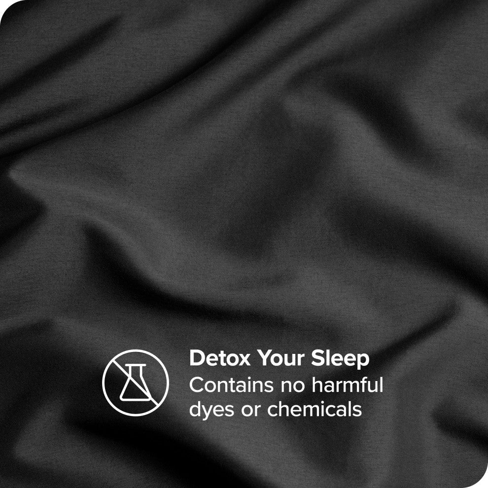 Bare Home Microfiber Pillowcases - Multi-Pack, Black, Standard, Set of 4