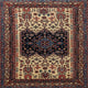 Ahgly Company Indoor Square Traditional Area Rugs, 5' Square