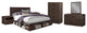 Modus McKinney 6 Piece Queen Platform Bedroom Set With Chest, Espresso Pine