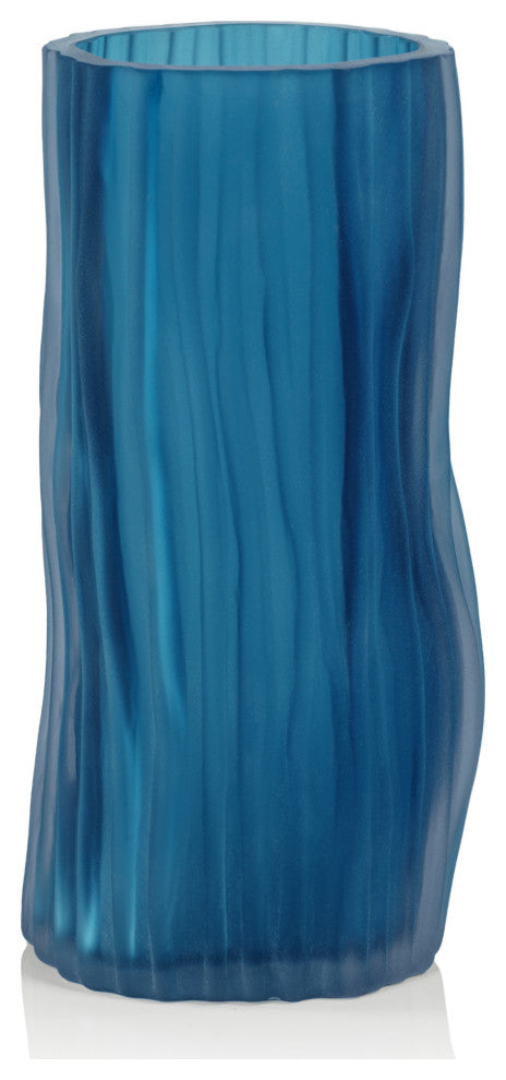 Falko Powder Glass Vase, Medium-11.25"