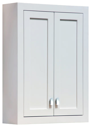 Madison 24" W x 33" H x 8" D Bath Storage Wall Cabinet, Pure White