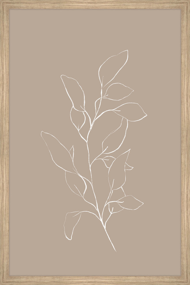 "Bare Leaves" Framed Painting Print, 16x24