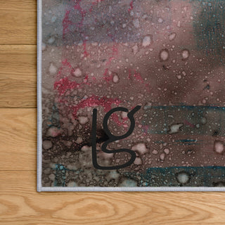 Switching Directions Abstract Art Area Rug, 7.5'x10.3'