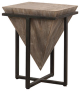 New Uttermost Bertrand Wood Accent Table