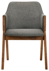 Westmont and Renzo Charcoal and Walnut 5-Piece Dining Set