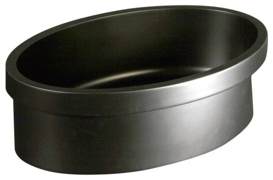 Vetro Vessel Sink, Black