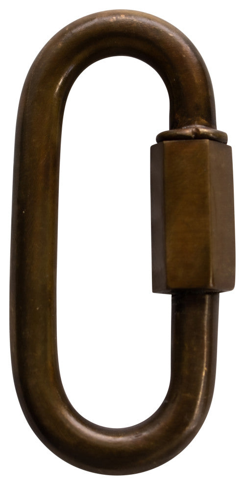 Quick Link Chain Connectors, 2 Pack, Antique Brass, 5 Gauge