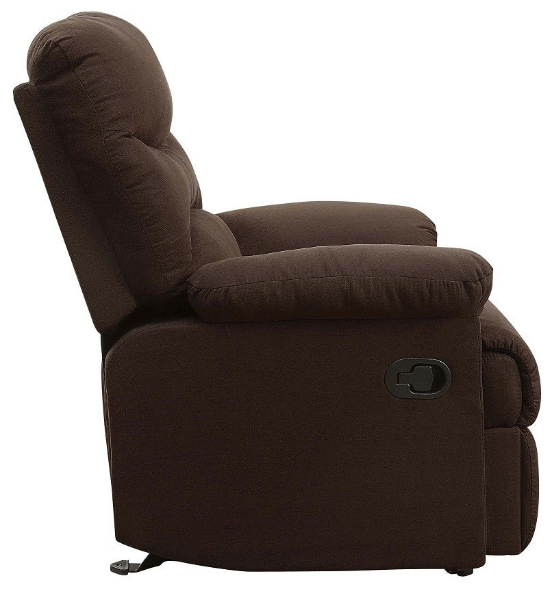 ACM-00632W, ACME Arcadia Recliner, Motion, Chocolate Microfiber