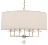 CRYSTORAMA 8116-PN Paxton 6 Light Polished Nickel Chandelier