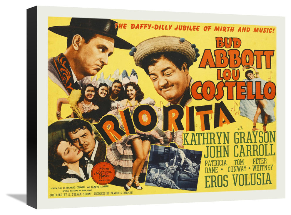 "Abbott & Costello - Rio Rita" Canvas by Hollywood Photo Archive, 22x17"