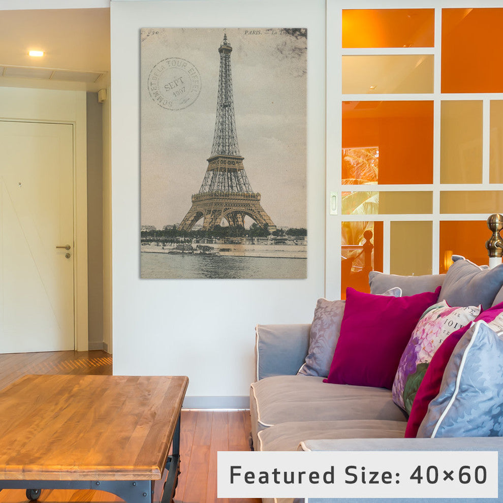 "La Tour Eiffel III" by Wild Apple Portfolio, 18x12x1.5