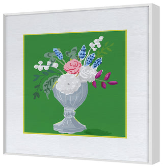 Vase 4 Fine Art Print, white, 50"x50"