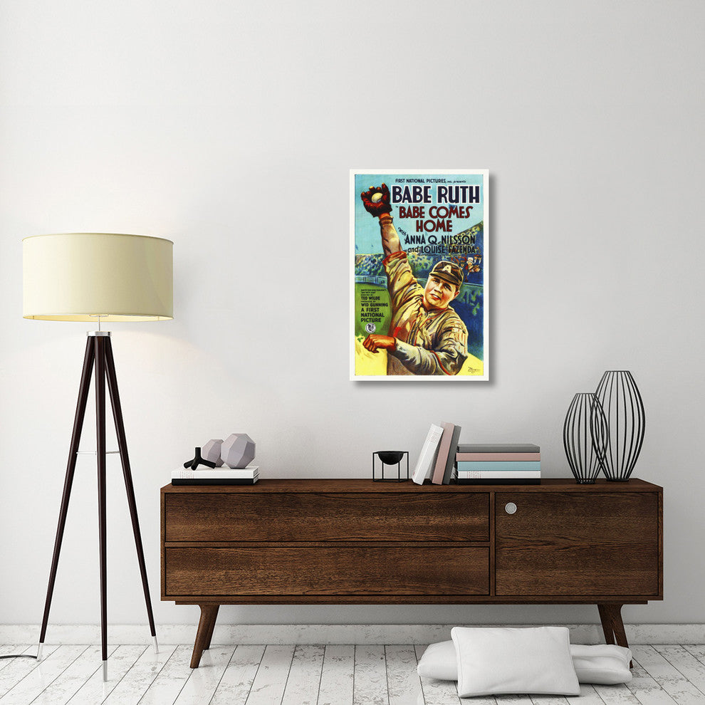 "Babe Comes Home" Stretched Canvas Giclee by Hollywood Photo Archive, 24x36"