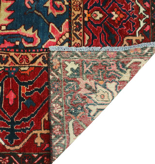 Fine Vintage Distressed Zaid Red/Ivory Rug, 9'5 x 12'9