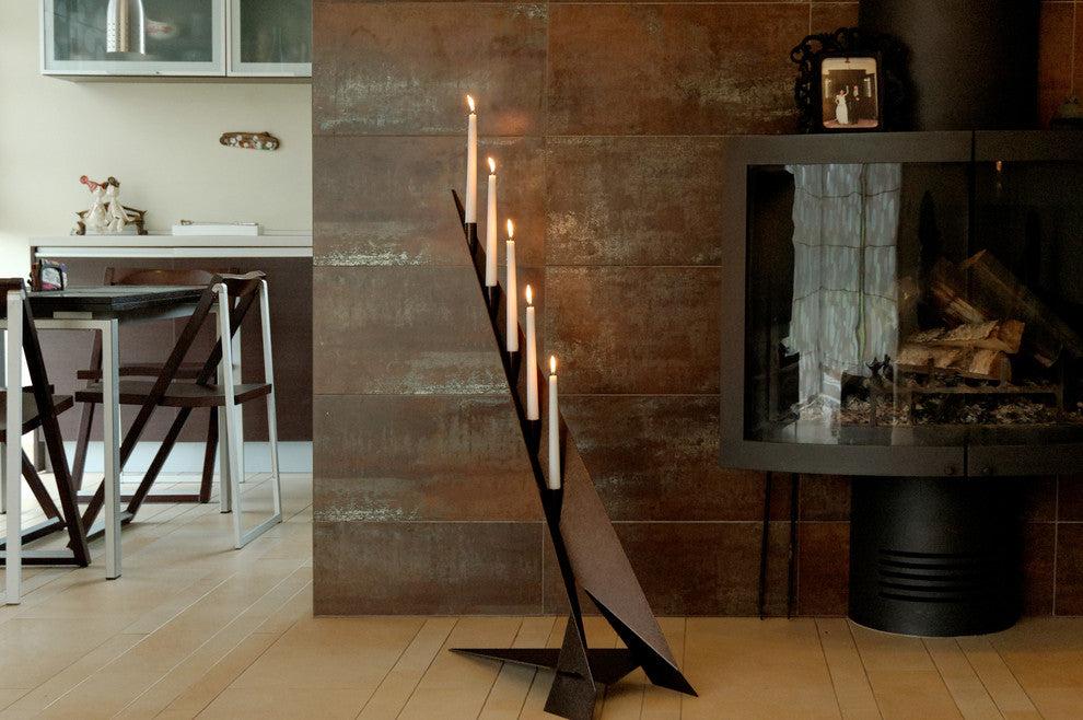Smilte Contemporary Design Floor-Standing Candleholder