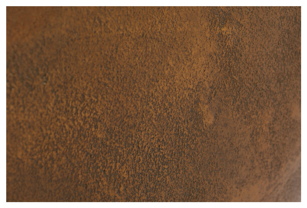 Contemporary Twist Accent Table - Brown