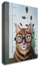 "Feline Eye Exam" by Lucia Heffernan, Print on Canvas, 24"x30"