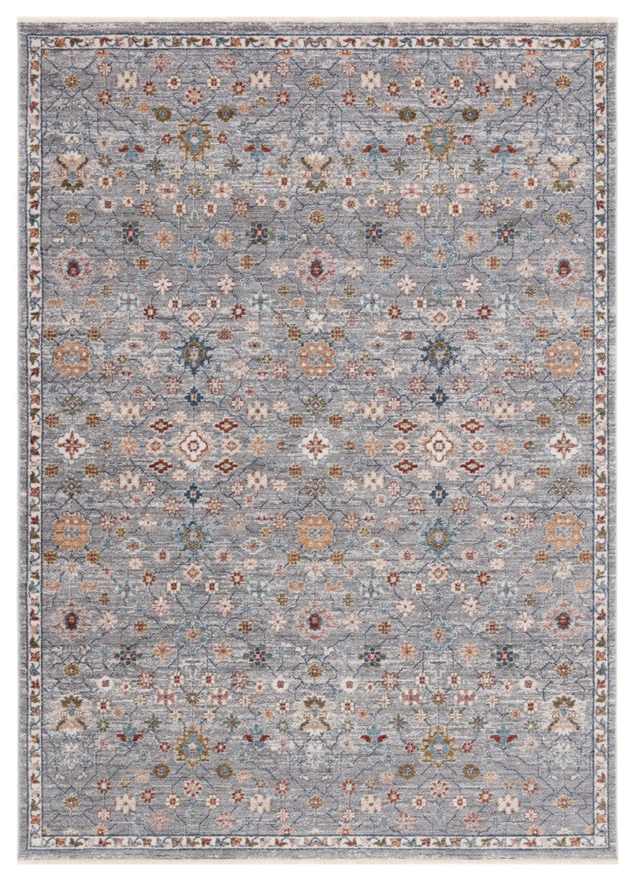 Safavieh Lauren Ralph Lauren Collection LRL1402 Rug, Grey/ Blue/Rust, 10'x13'2"
