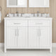 OVE Decors Tahoe 48" Double Sink Bathroom Vanity, White