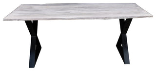 Gulf Coast Acacia Wood Dining Table, 79"